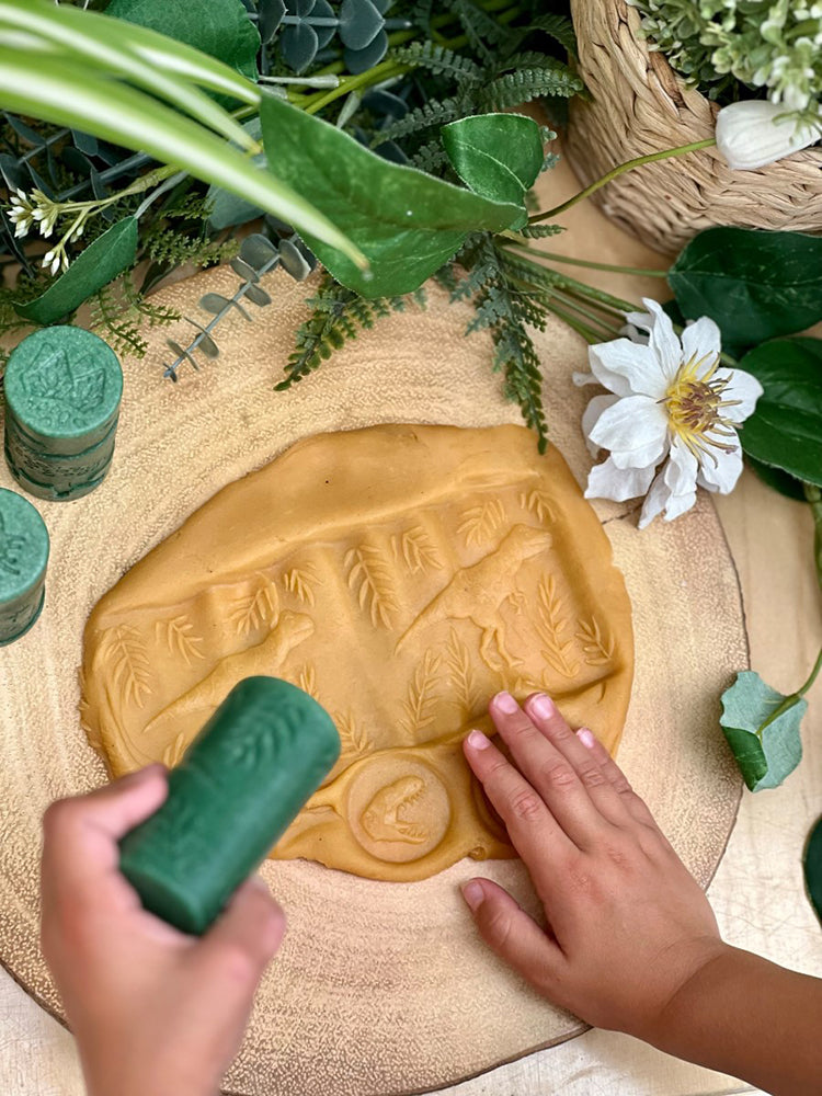 Let's Roll - Dinosaur Playdough Rollers