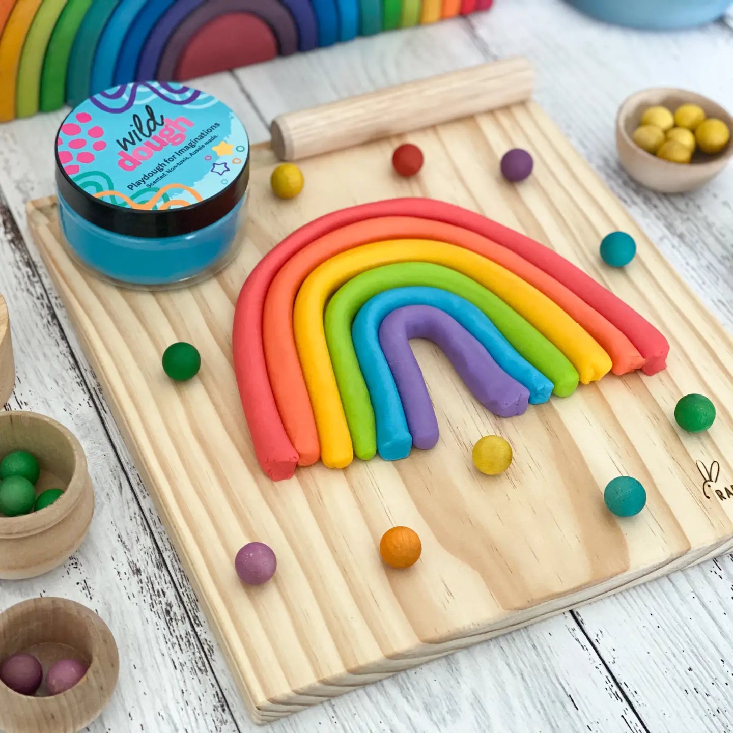 Wild Dough Playdough - Lilypad Lime