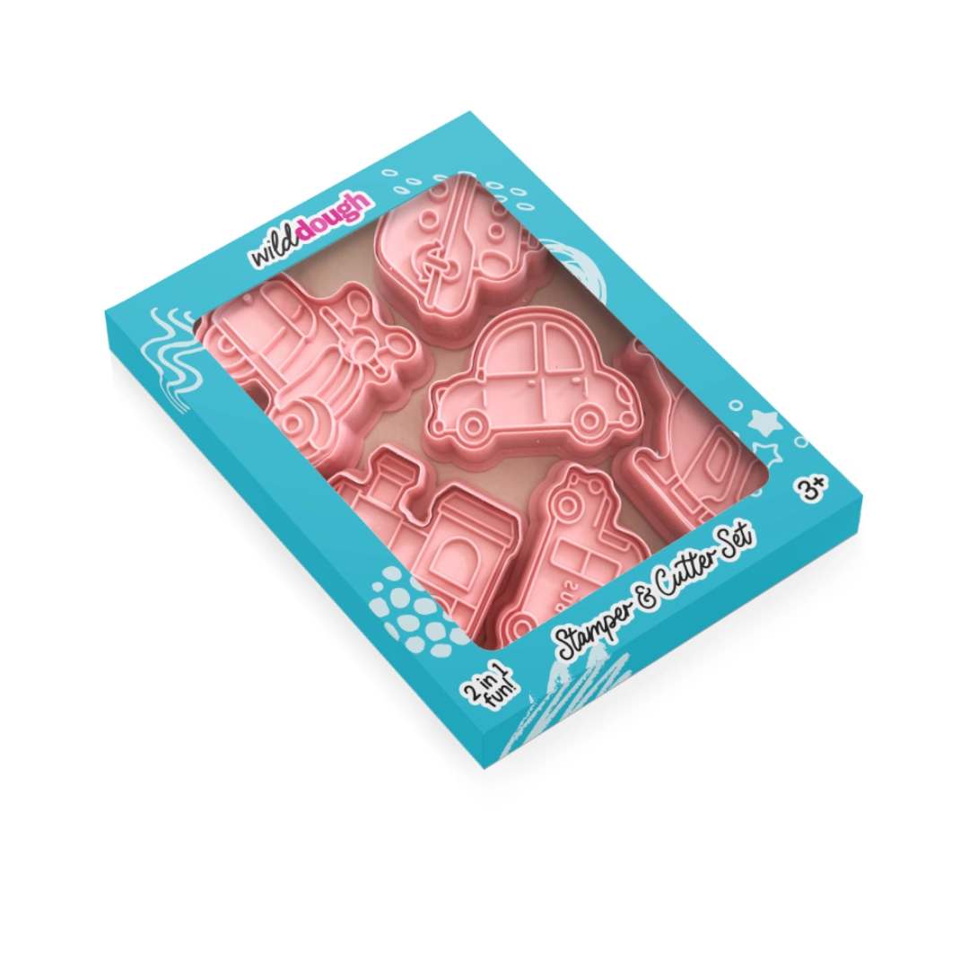 Transport - Playdough Cutter & Stamp Set