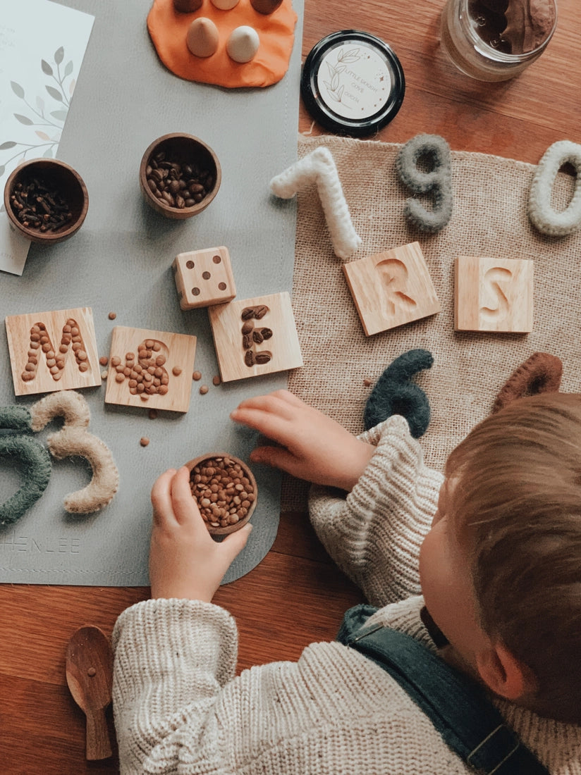 Spelling and Tracing Tray Capital Letters
