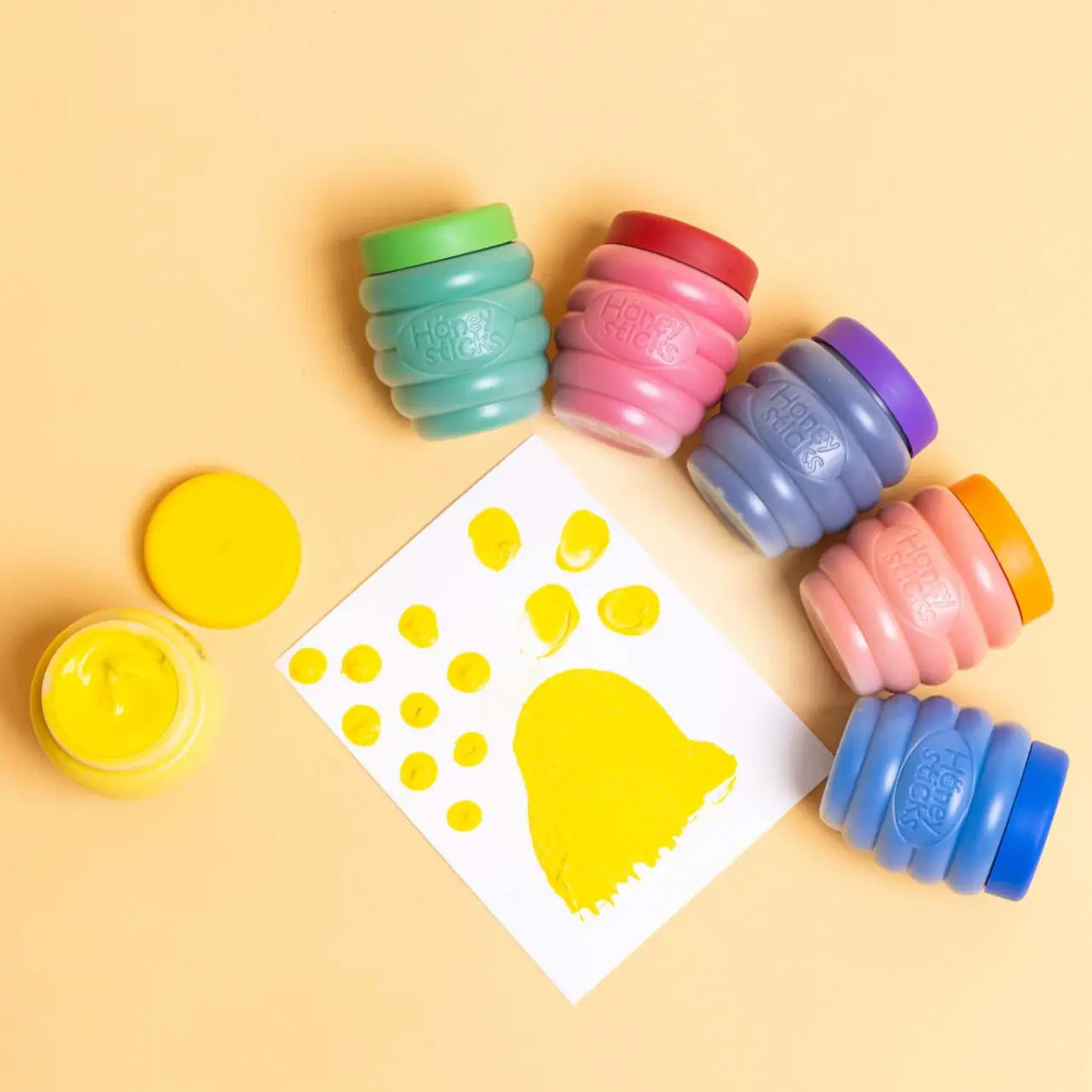 Honeysticks Finger Paint