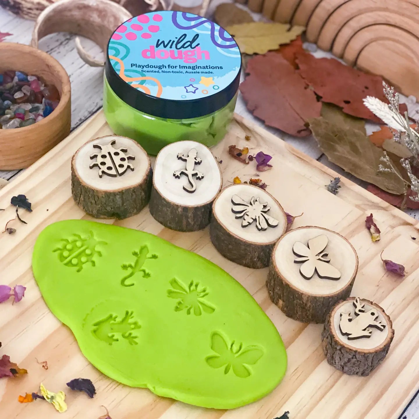 Wild Dough Playdough - Lilypad Lime
