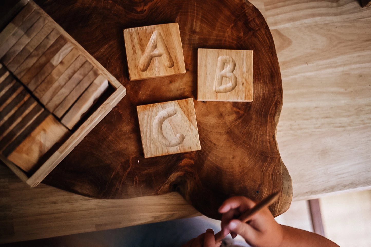 Spelling and Tracing Tray Capital Letters