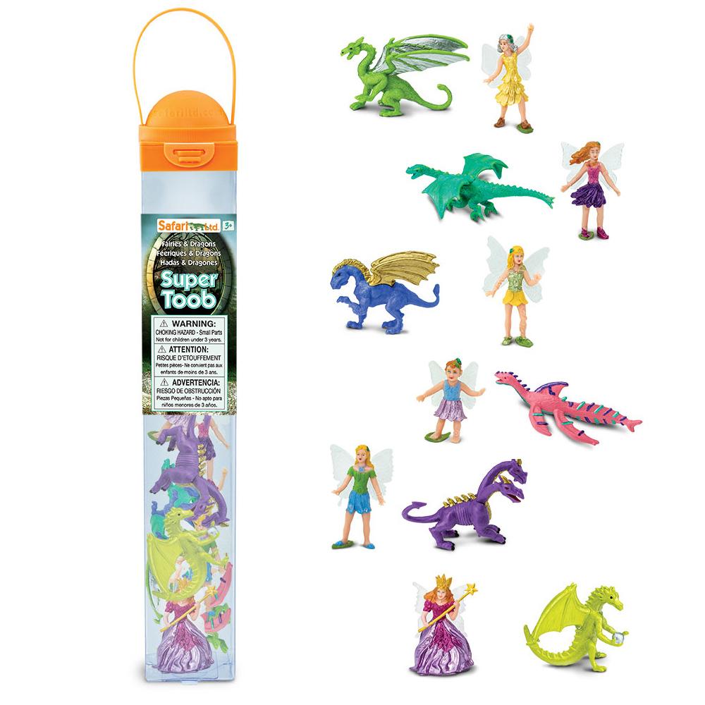Safari Ltd Fairies & Dragons Super Toob