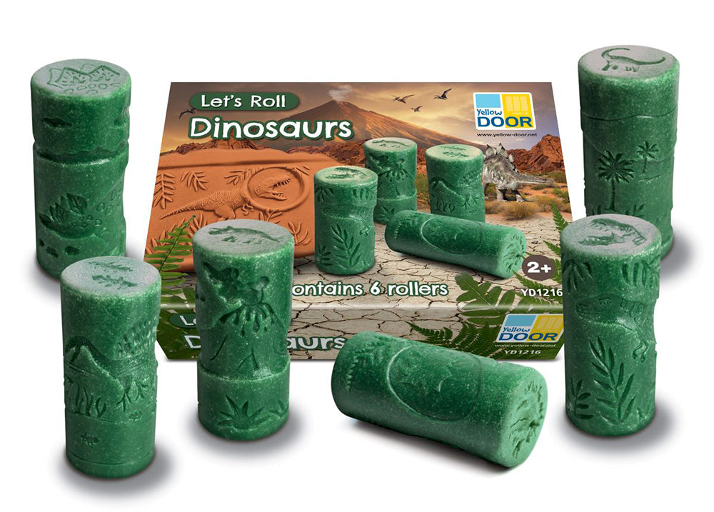 Let's Roll - Dinosaur Playdough Rollers