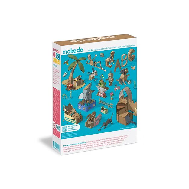 Explore | Upcycled Cardboard Construction Toolkit Makedo