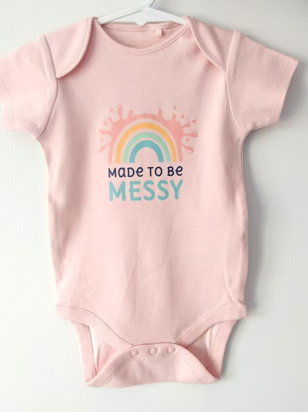 Made to be Messy Baby Bodysuit