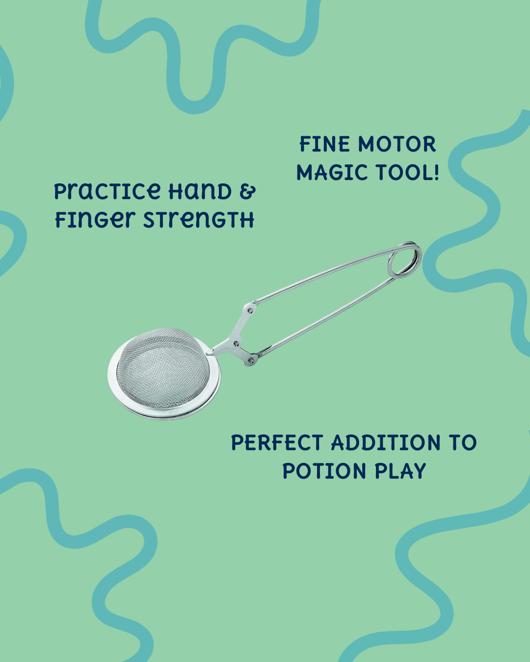 Squeeze Tea Strainer - Fine Motor & Potion Play Tool