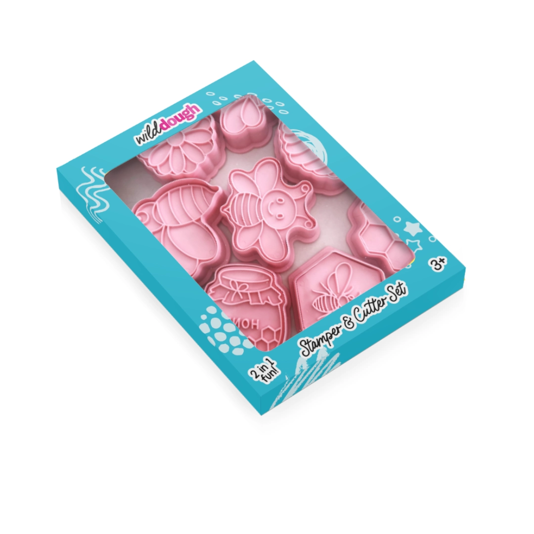 Bees - Playdough Cutter & Stamp Set