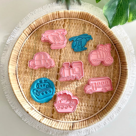 Transport - Playdough Cutter & Stamp Set