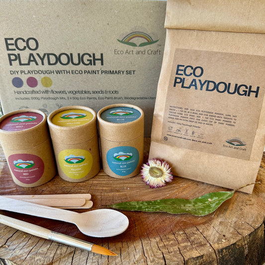 Eco Playdough Powder & Paint Kit - GLUTEN FREE SENSORY PLAY